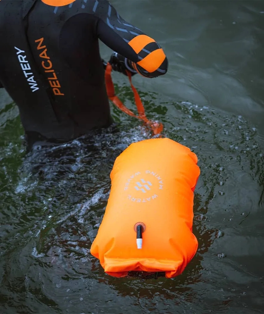 Watery swim buoy - PVC 28L - Yellow