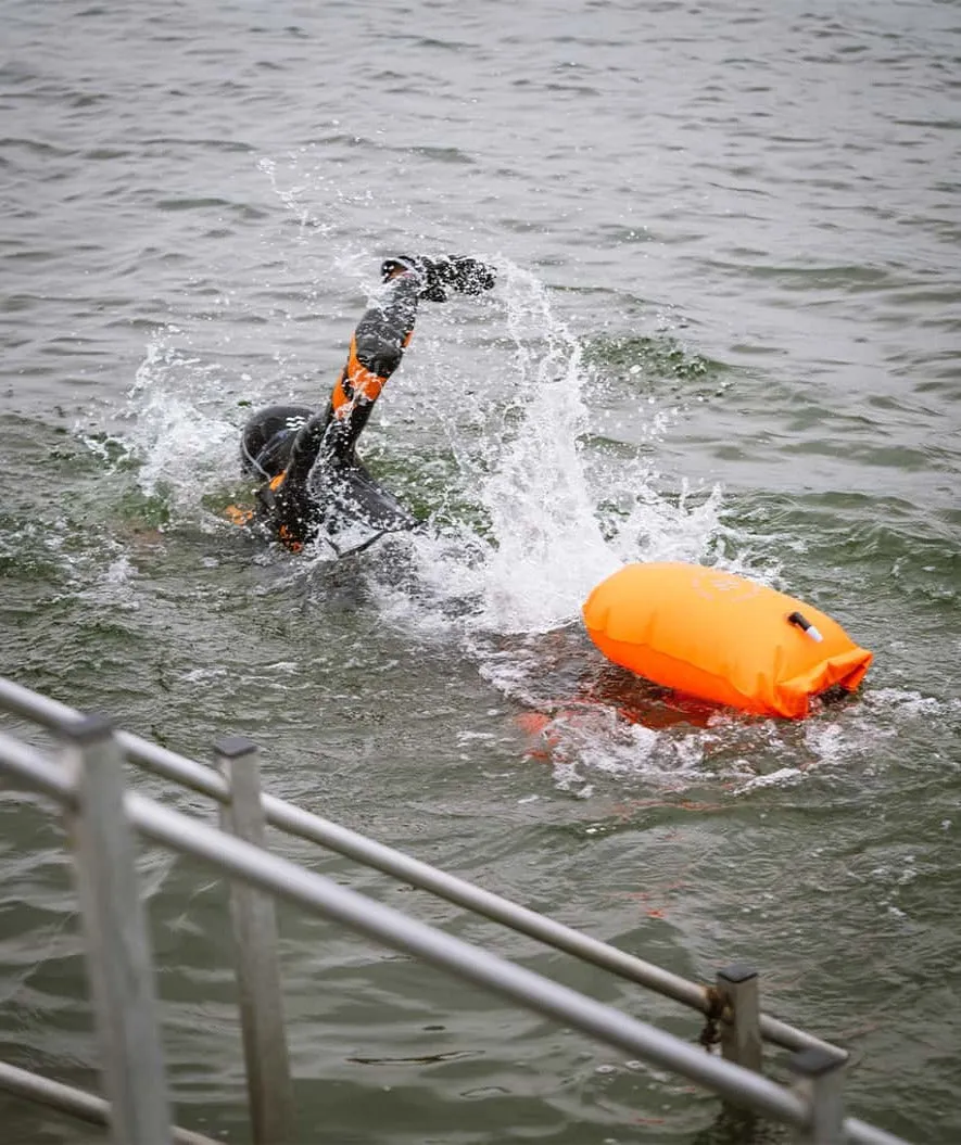 Watery swim buoy - PVC 28L - Yellow