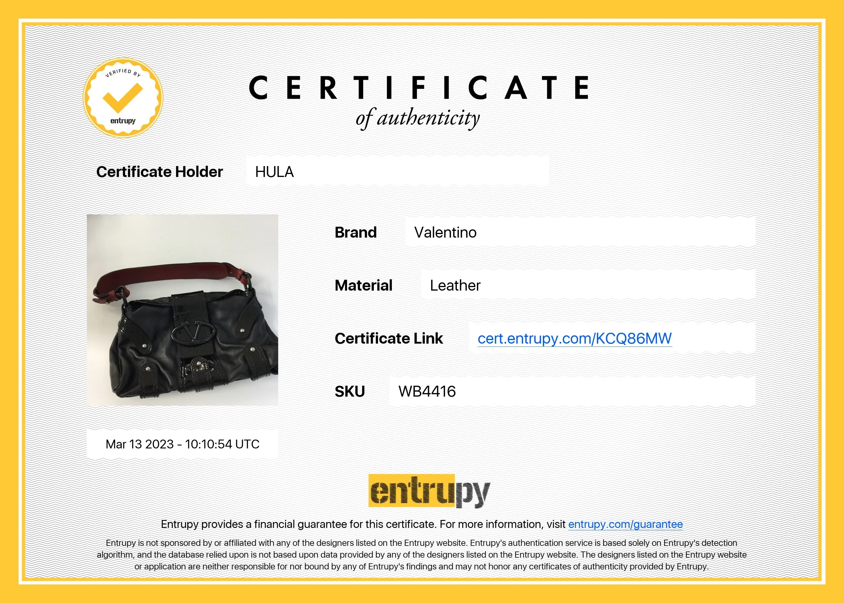 [WB4416] Valentino Garavani | Shoulder Bag