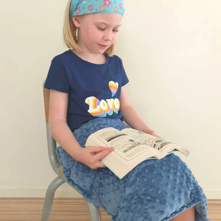 Weighted Sensory Lap Blanket - premium with carry bag