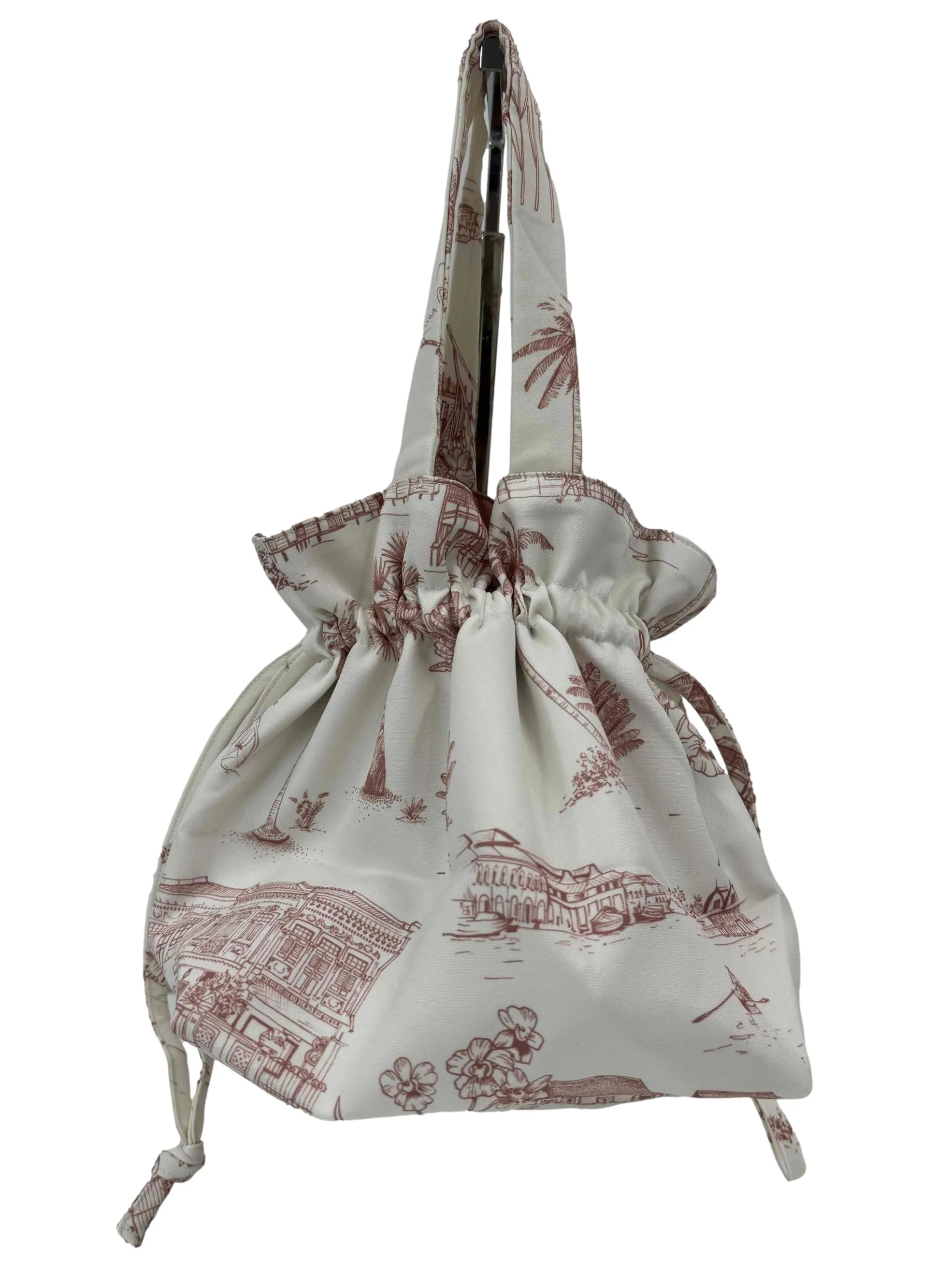 White Drawstring Reversible Huat Bao Bao