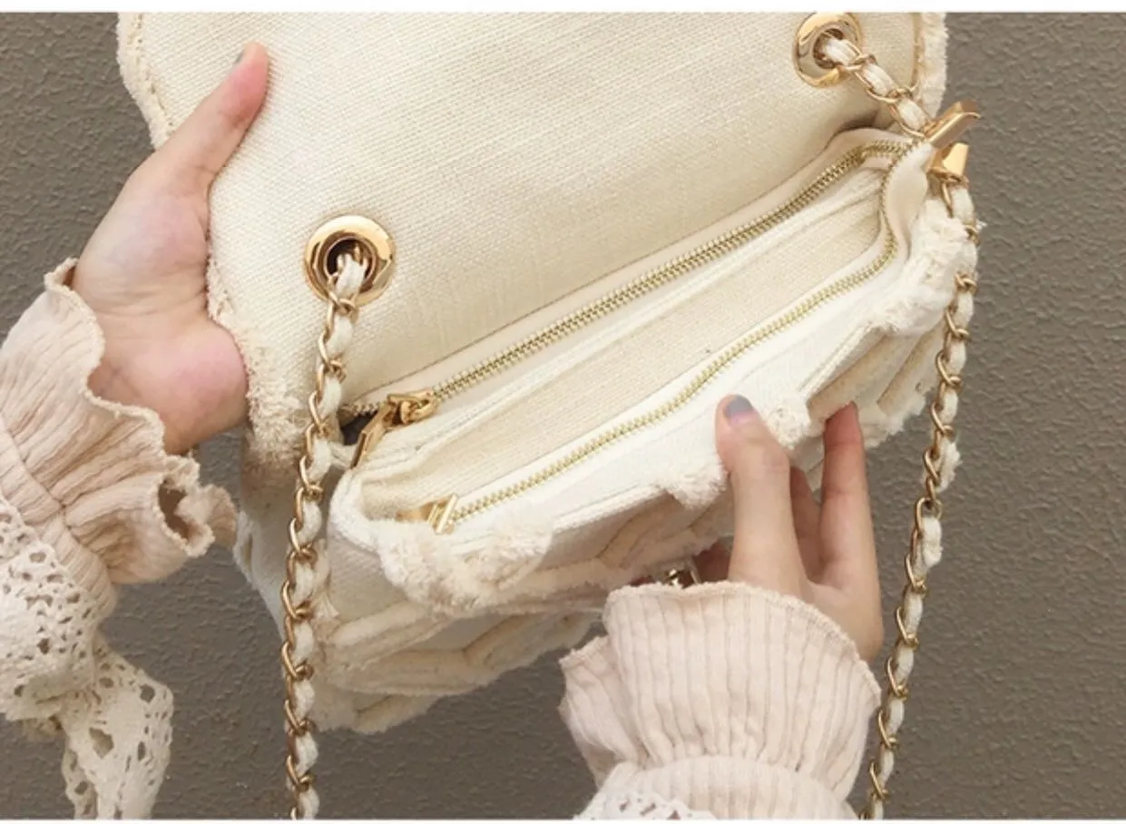 Women Canvas Shoulder Messenger Crossbody Bag