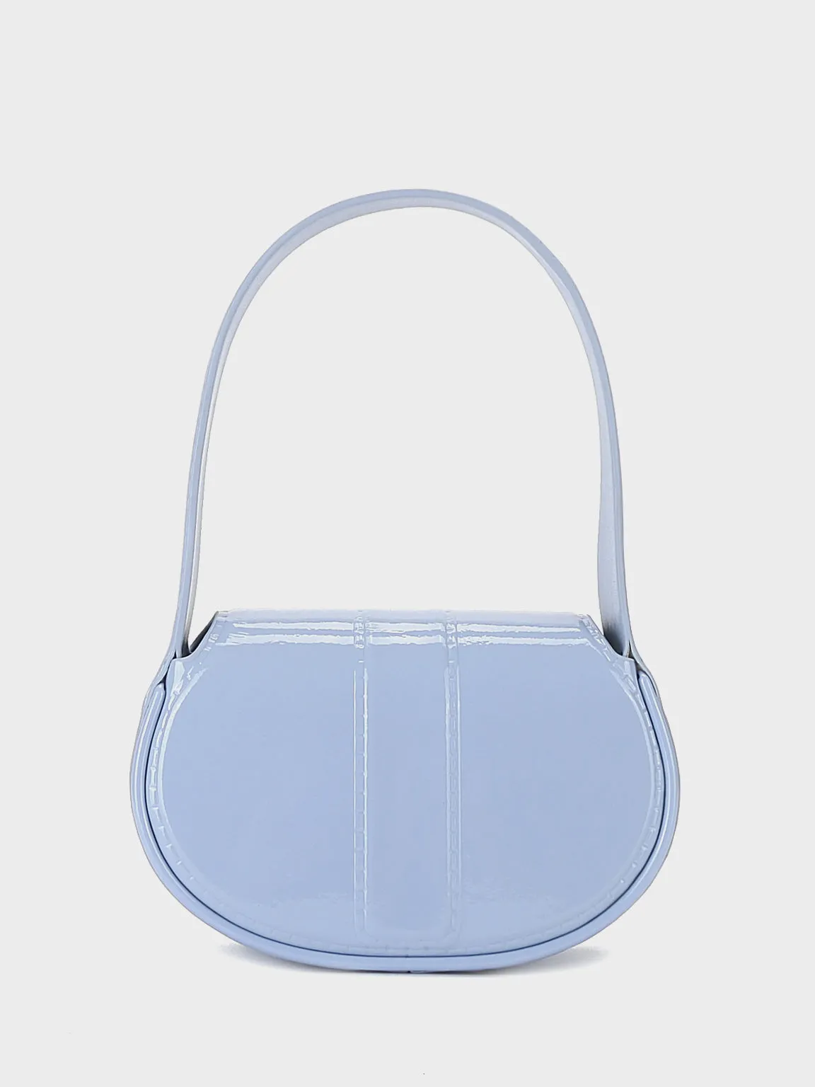 Women's Patent Leather Embossed Mini Bag Top Handle Tote