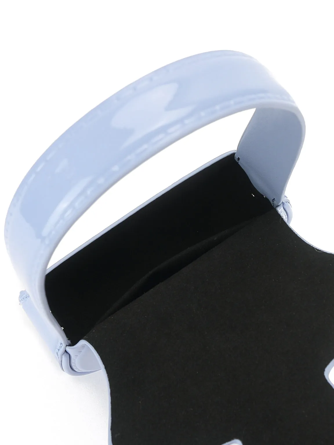 Women's Patent Leather Embossed Mini Bag Top Handle Tote