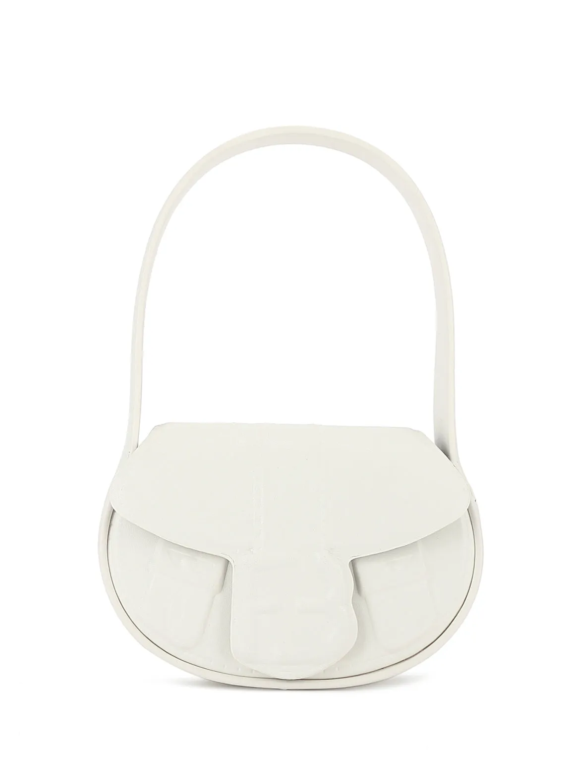Women's Patent Leather Embossed Mini Bag Top Handle Tote