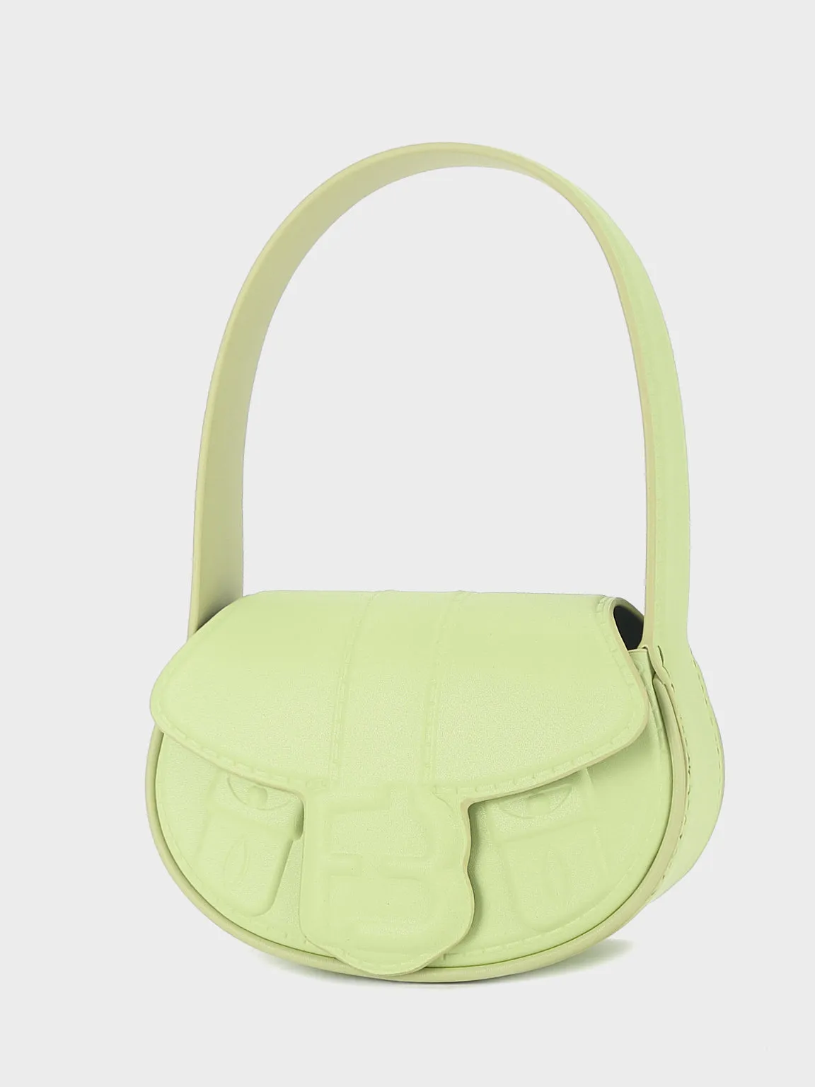 Women's Patent Leather Embossed Mini Bag Top Handle Tote