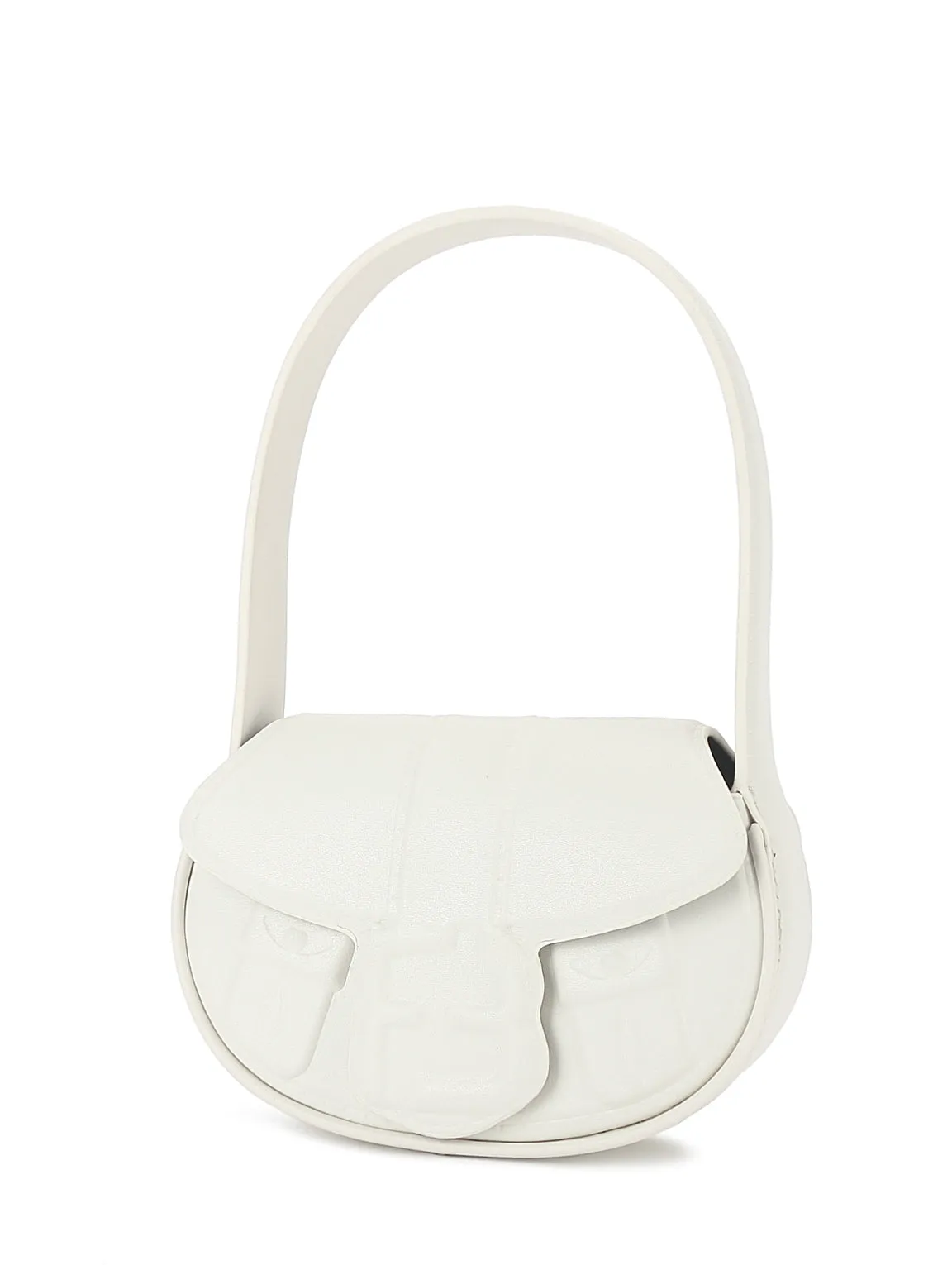 Women's Patent Leather Embossed Mini Bag Top Handle Tote