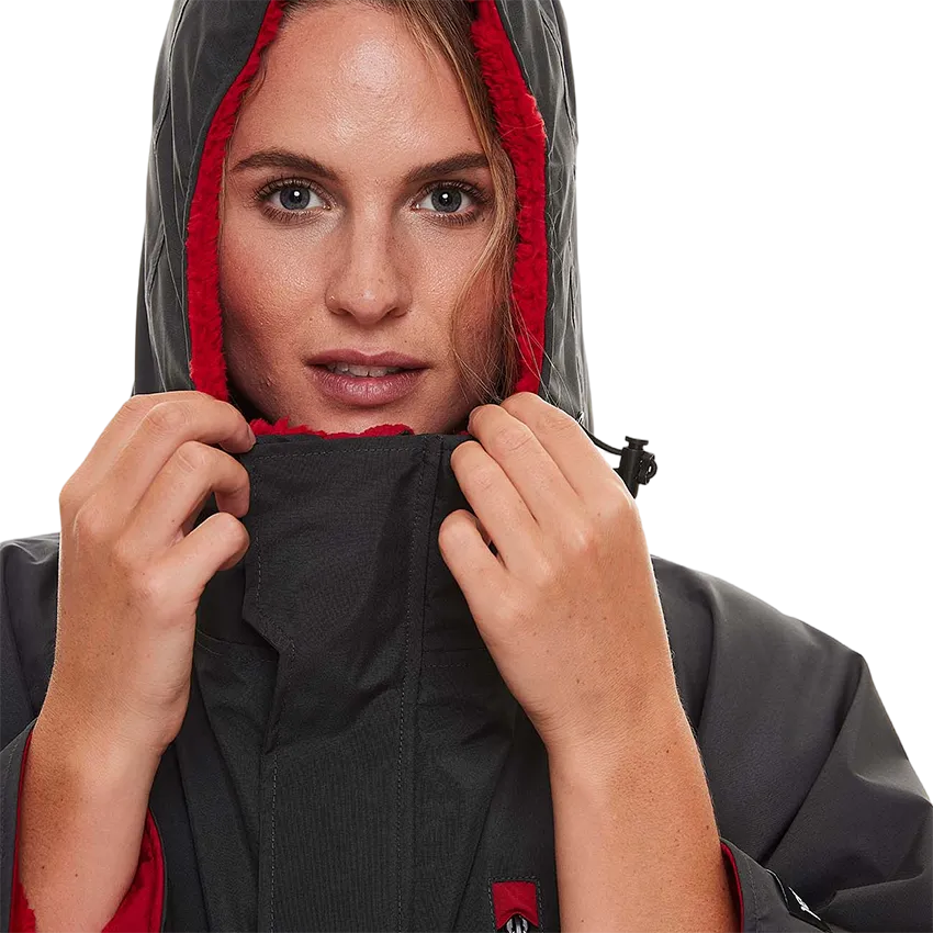 Women's Short Sleeve Pro Change Robe EVO - Grey