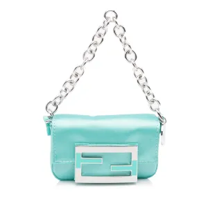 x Nano Tiffany Satin Baguette