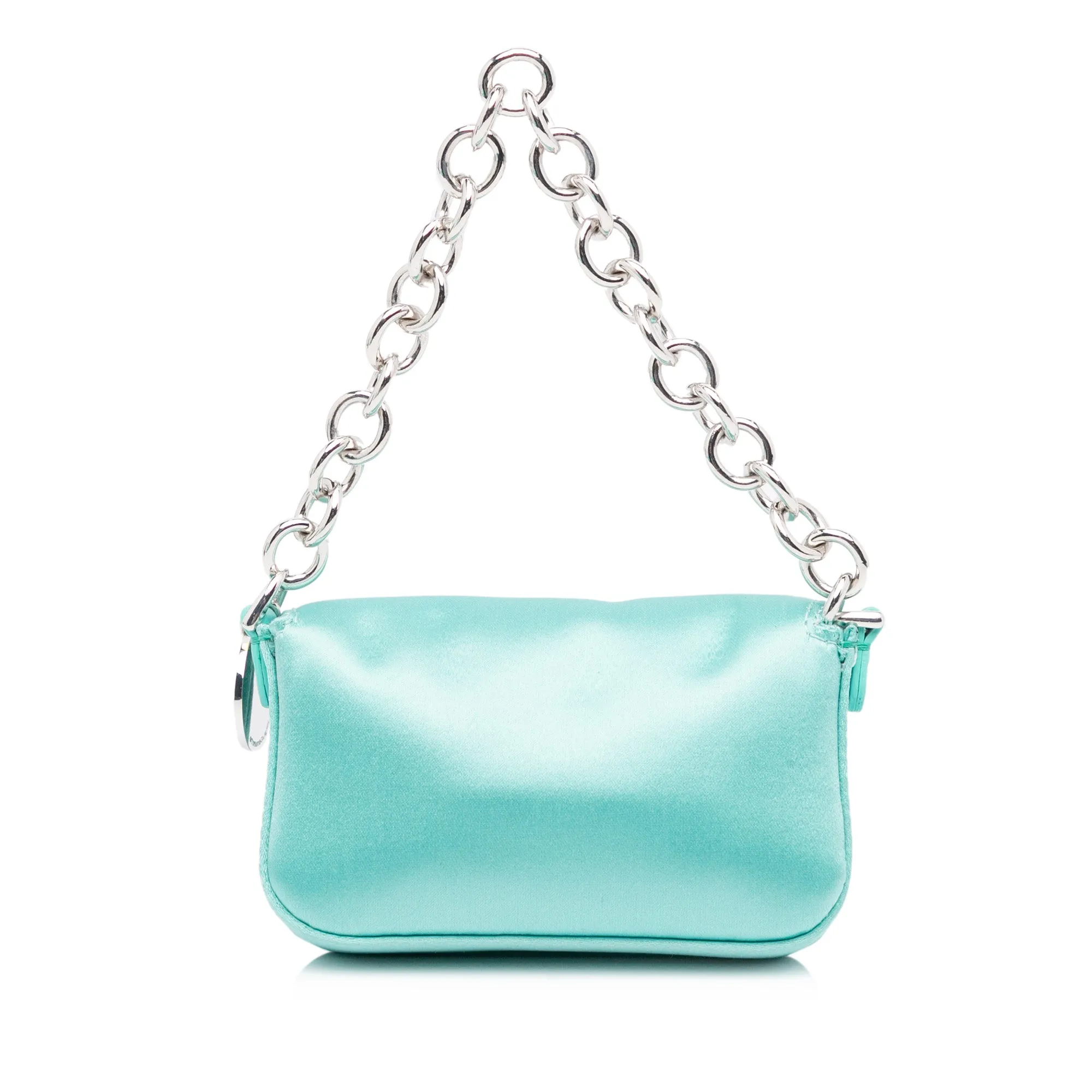 x Nano Tiffany Satin Baguette