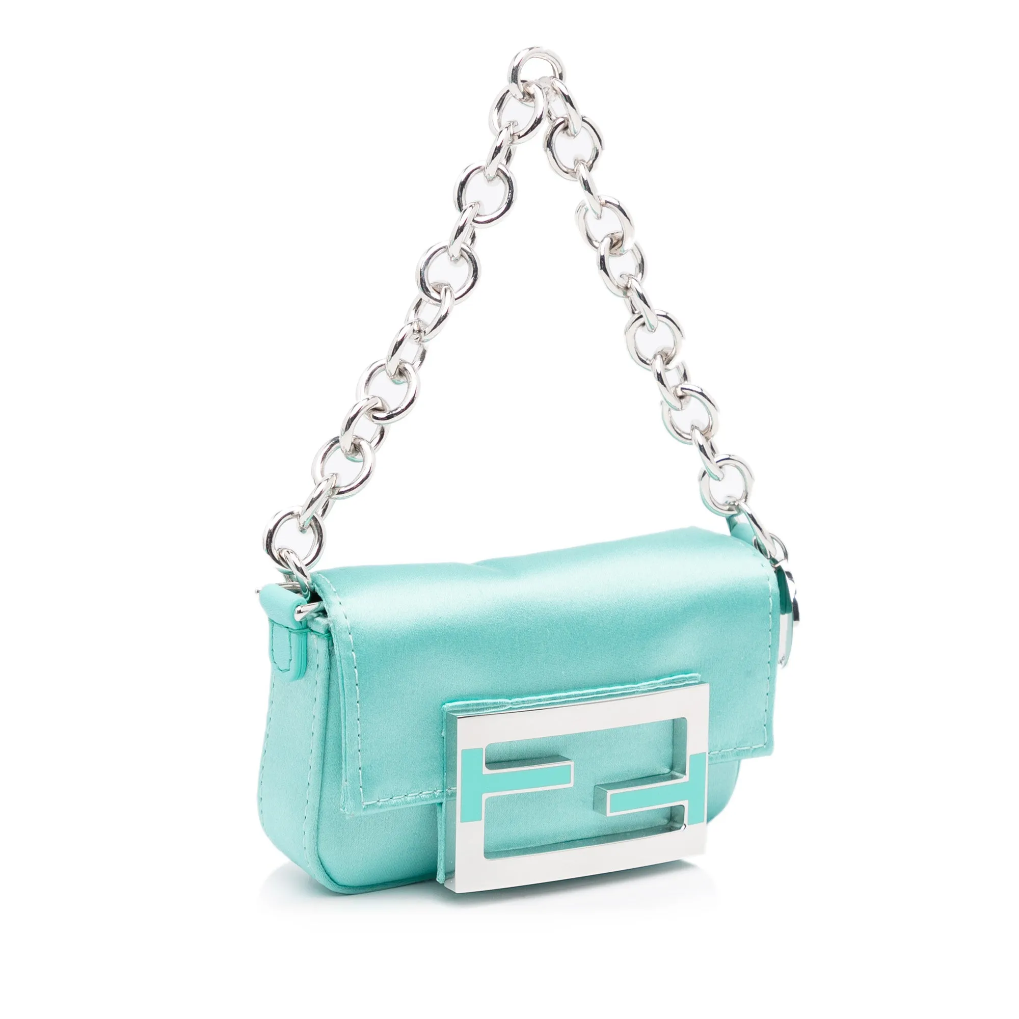 x Nano Tiffany Satin Baguette