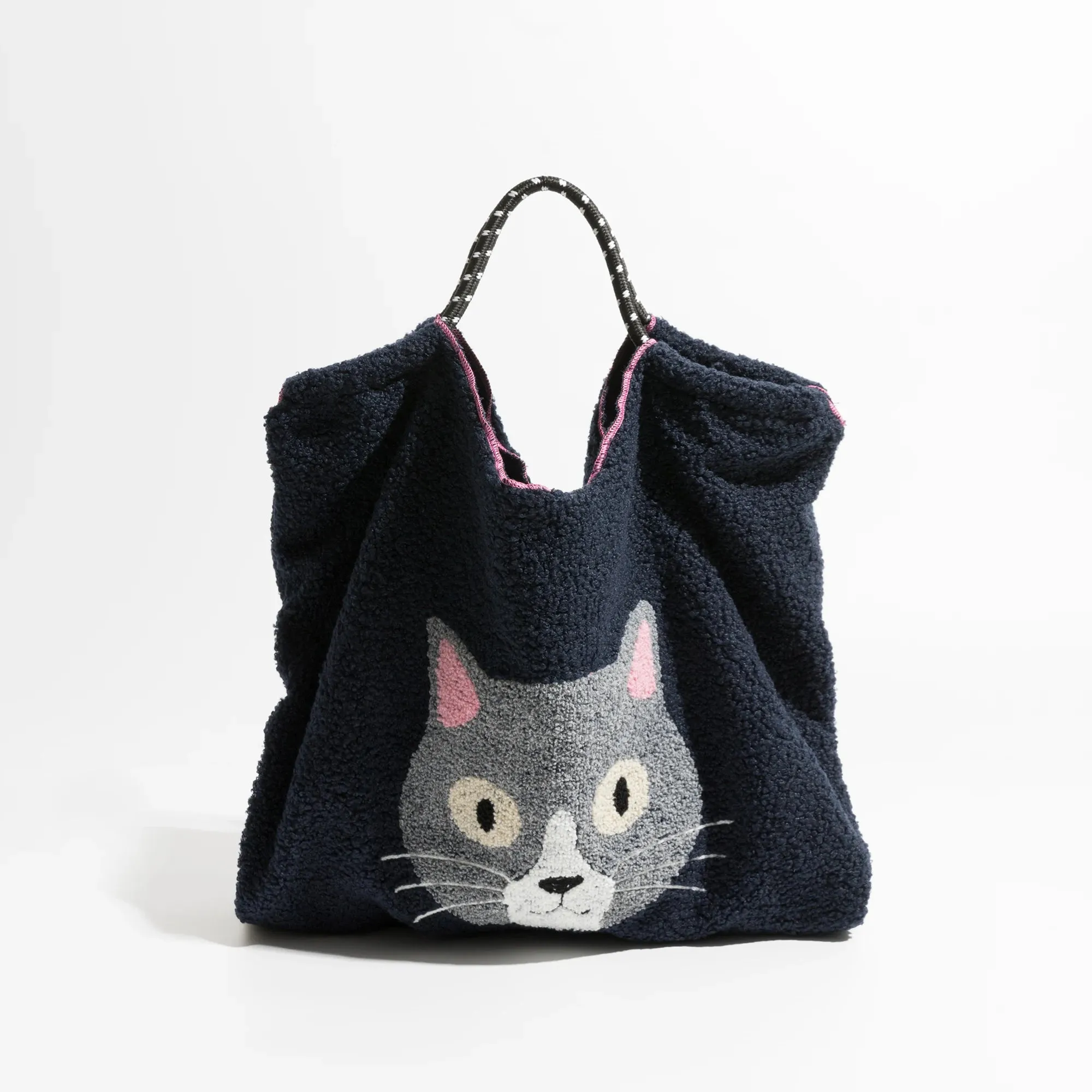 Y2K Cat Fluffy Tote Bag