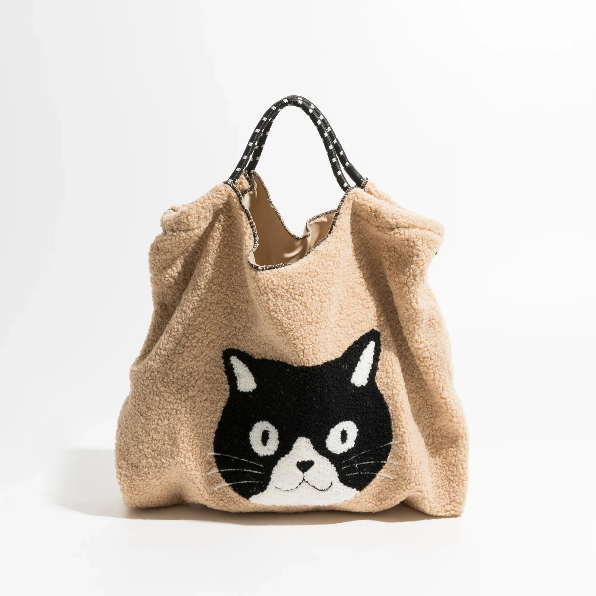 Y2K Cat Fluffy Tote Bag