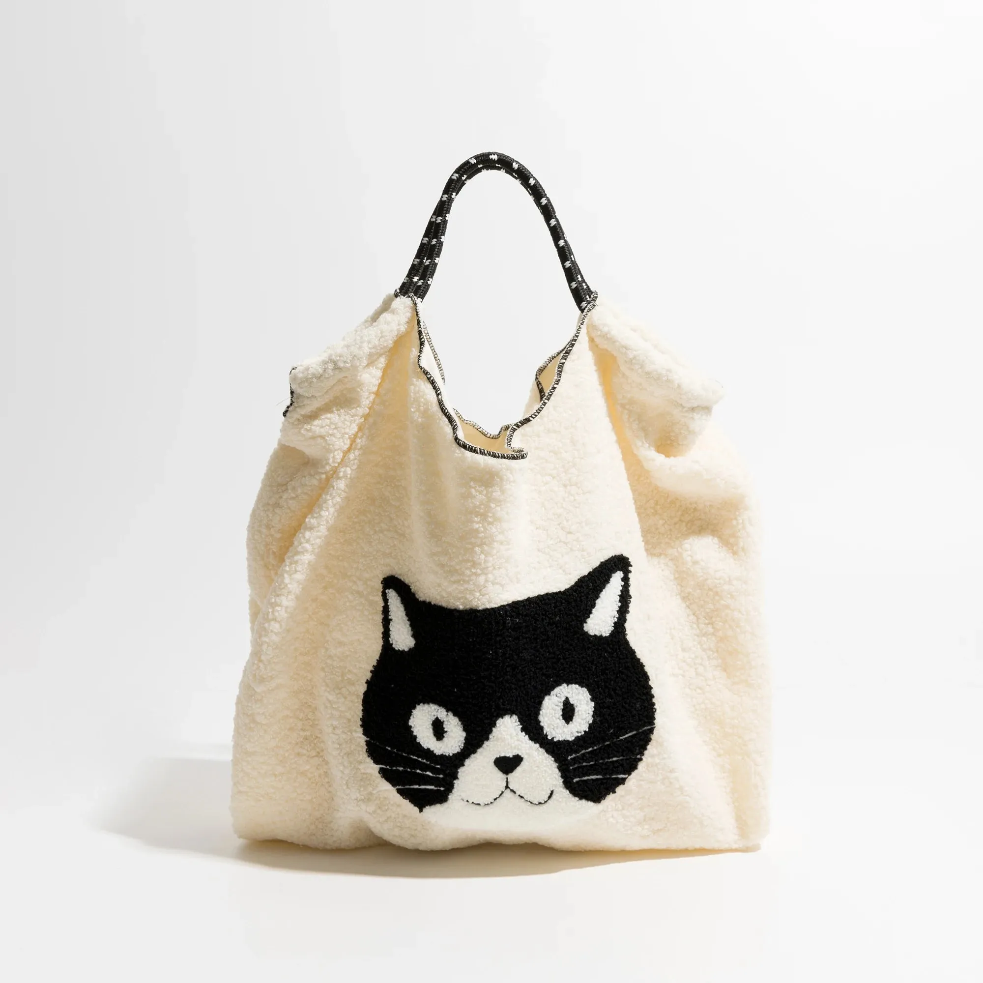 Y2K Cat Fluffy Tote Bag
