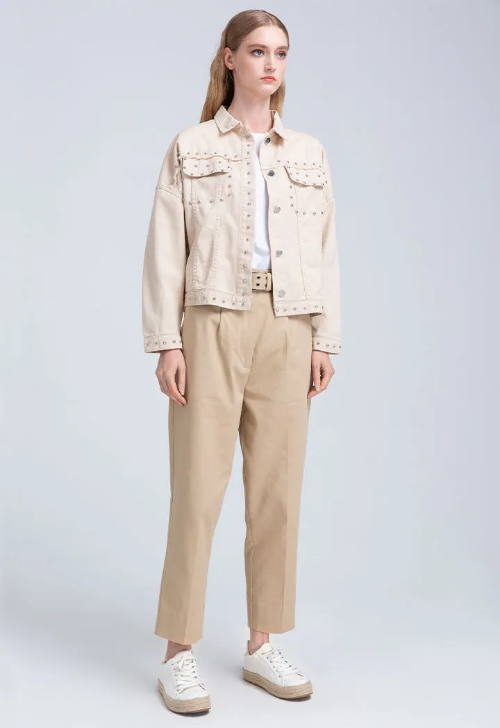 Yoke Studded Outerwear