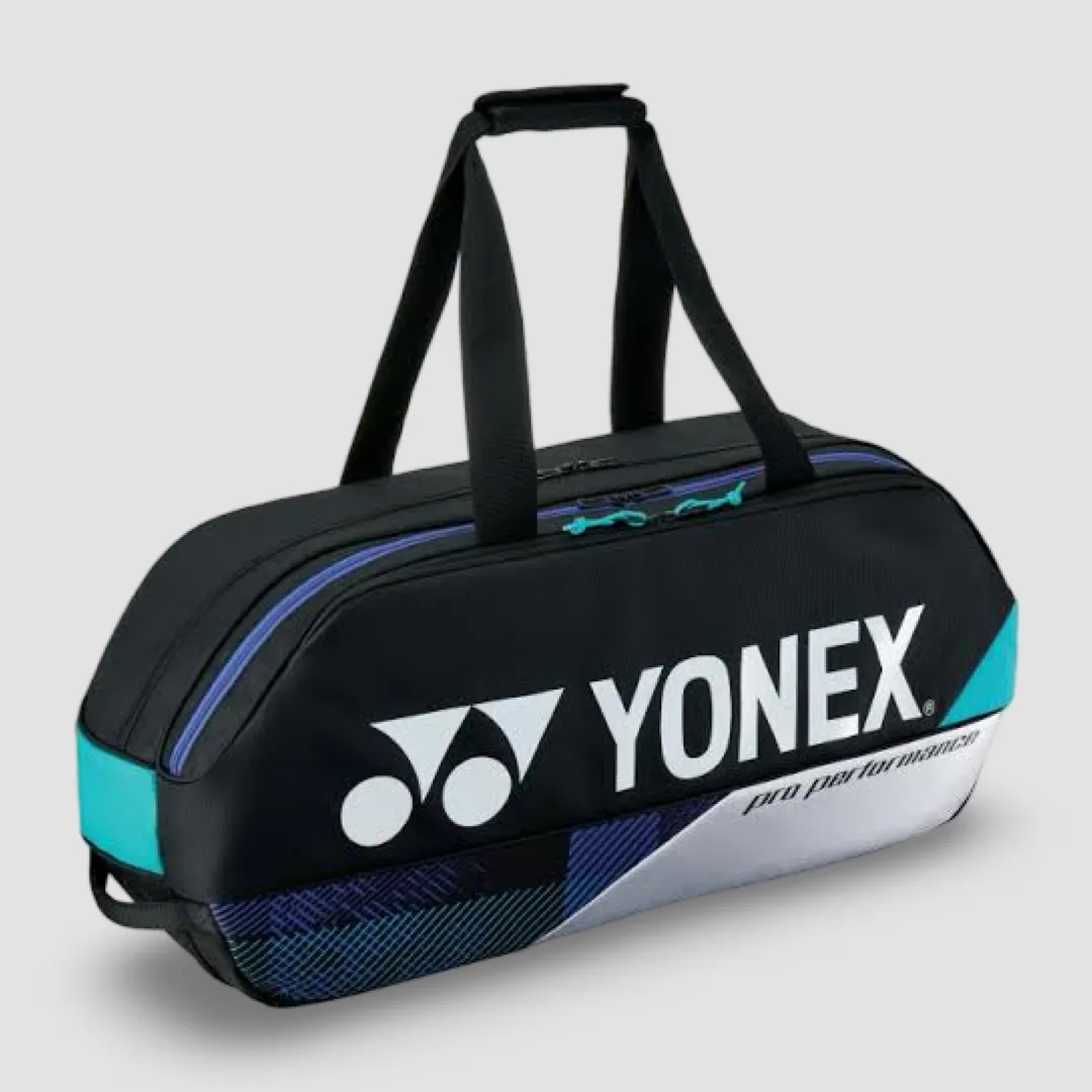 YONEX Pro Tournament Bag BA92431WEX Black/Silver (6 Racquets)