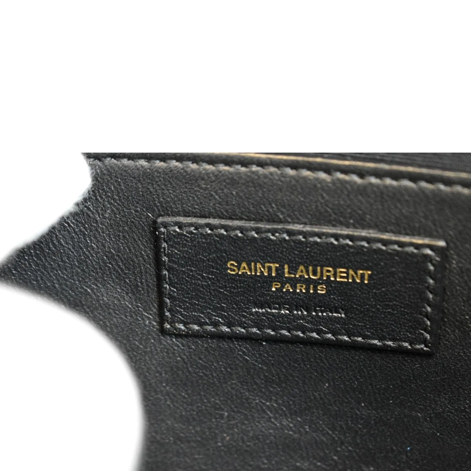 YVES SAINT LAURENT Kate Floral Print Canvas Shoulder Bag Blue
