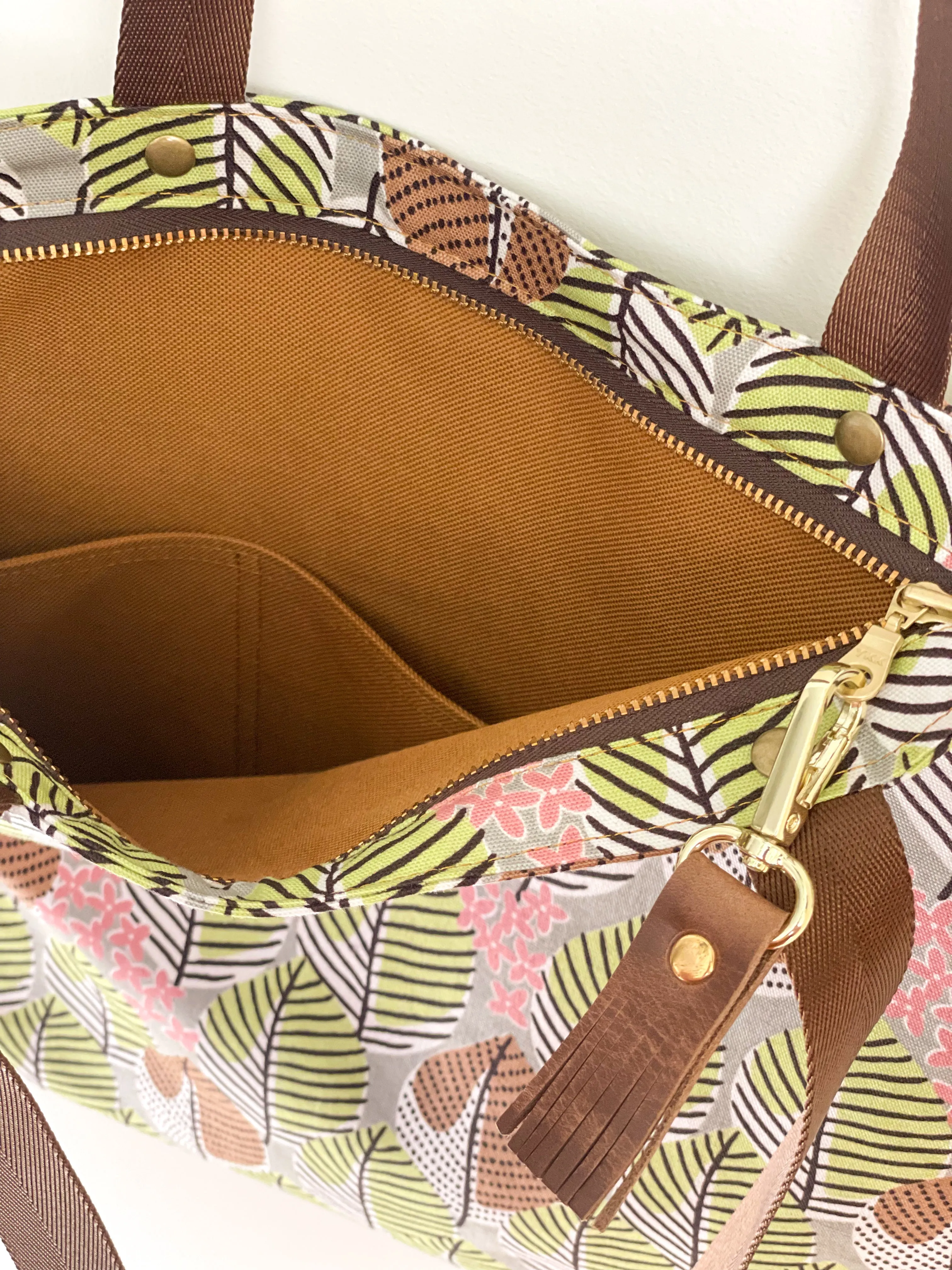 Zipper Tote Bag