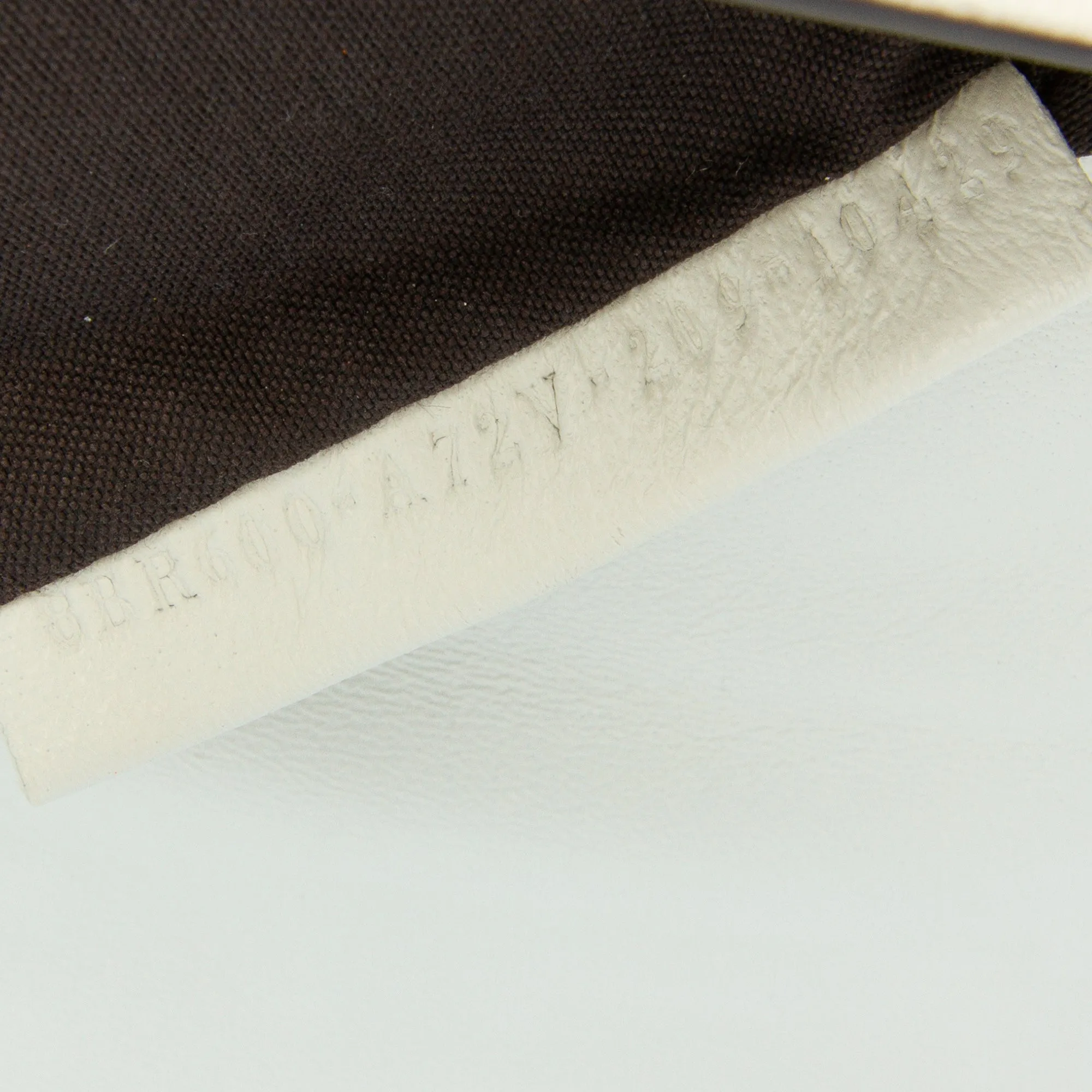 Zucca Embossed Leather Baguette Satchel